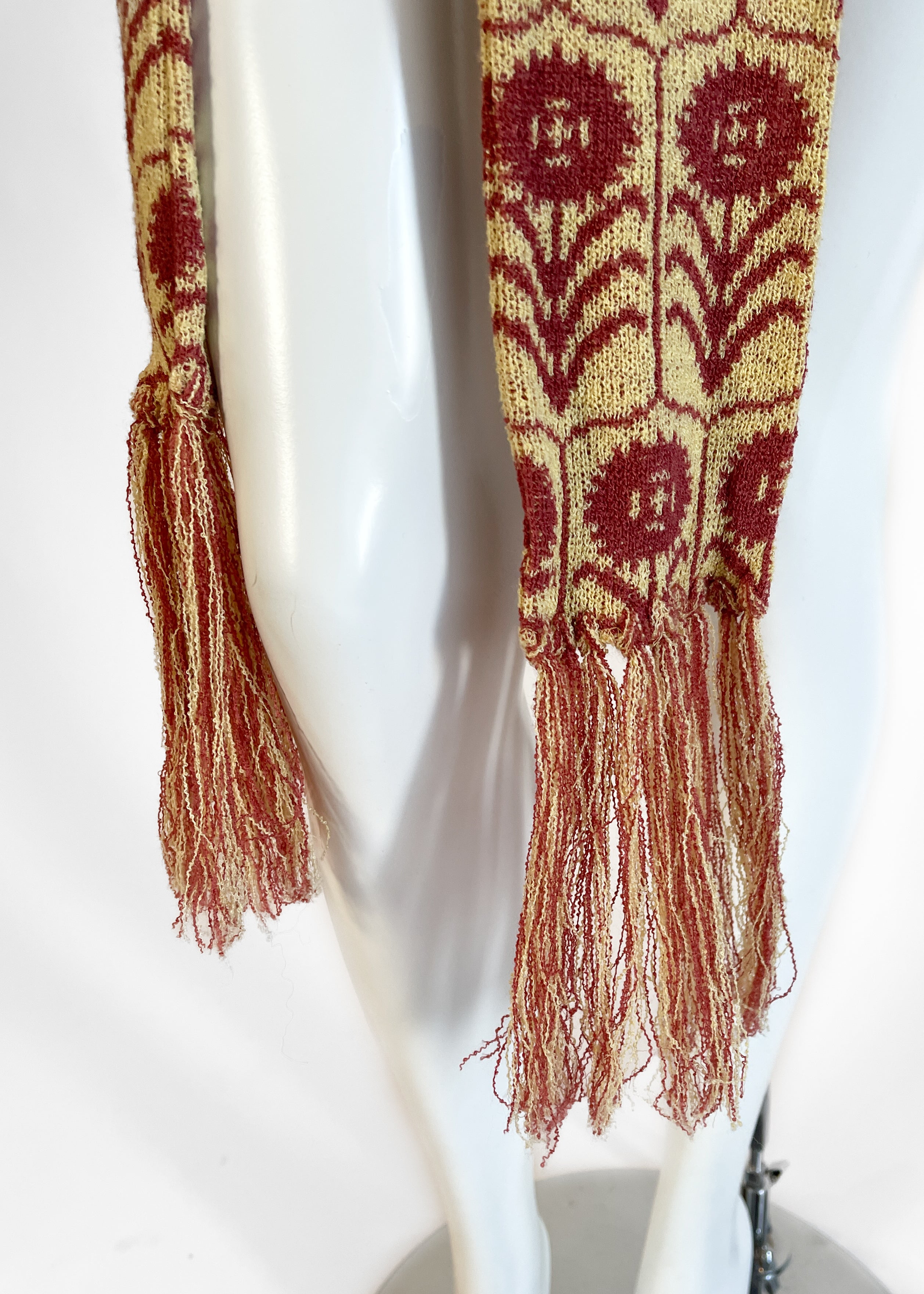 1970s Bill Gibb Sweater and Scarf Set