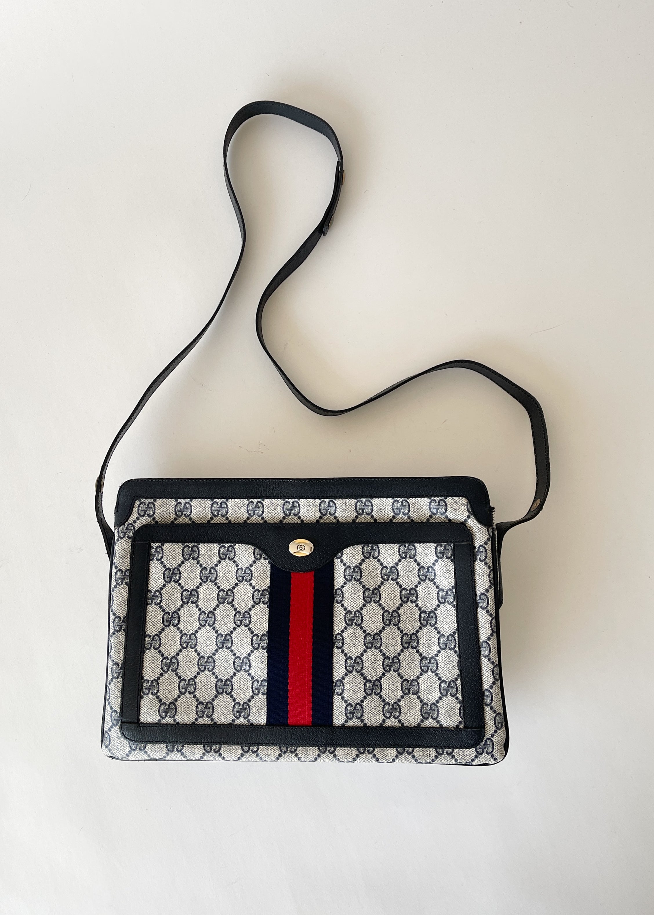 Vintage 1980s Gucci Adjustable Handle Purse