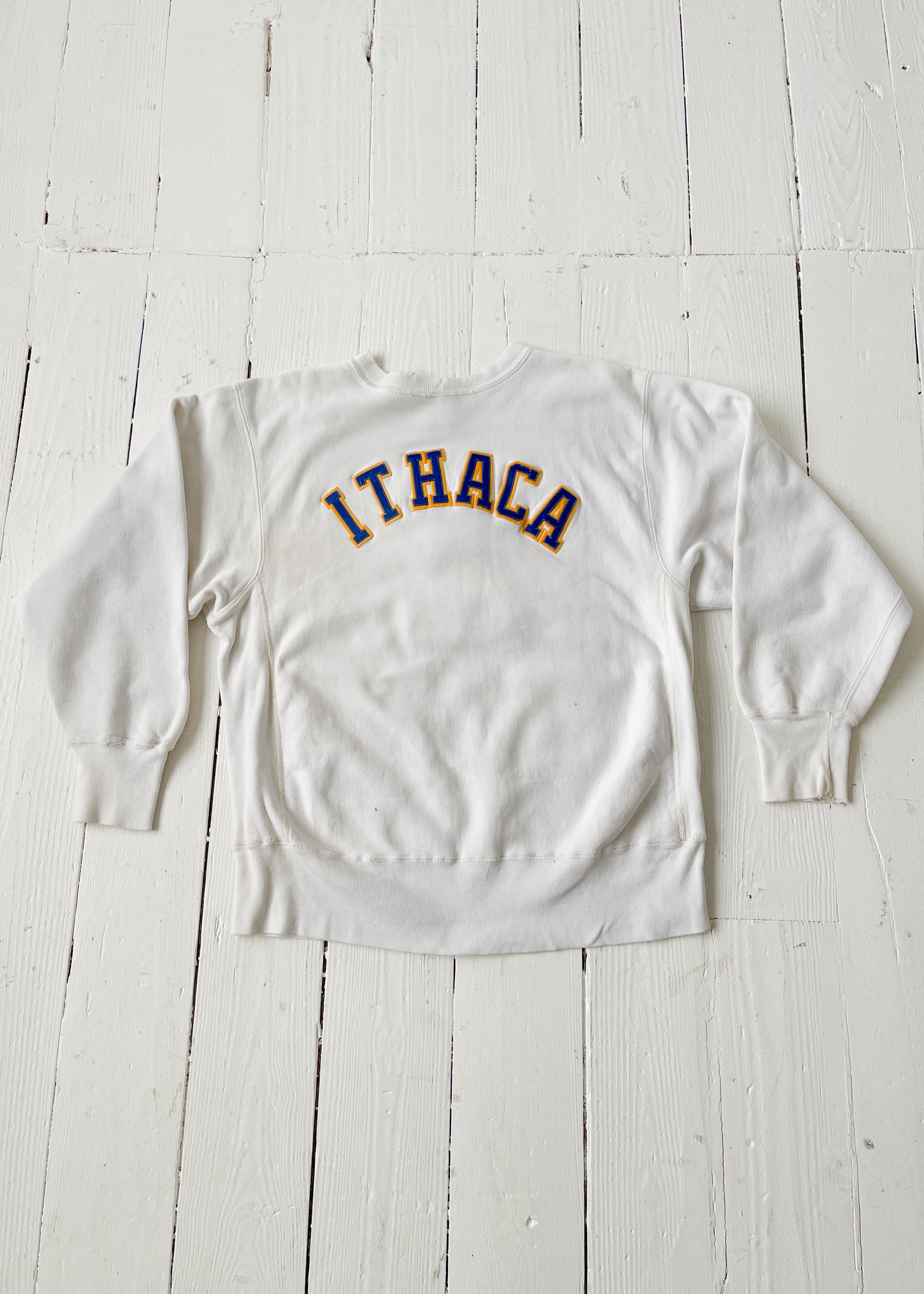 Vintage 1980s Ithaca Champion Reverse Weave Sweatshirt