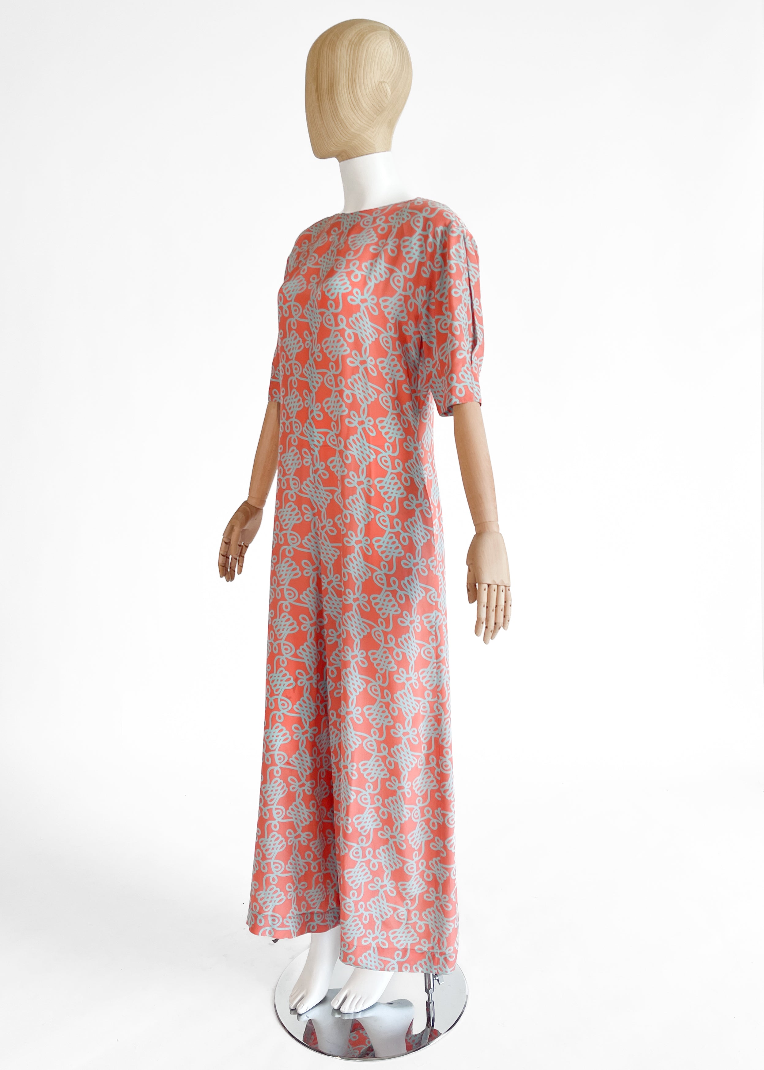 1970s Jean Muir Silk Jumpsuit