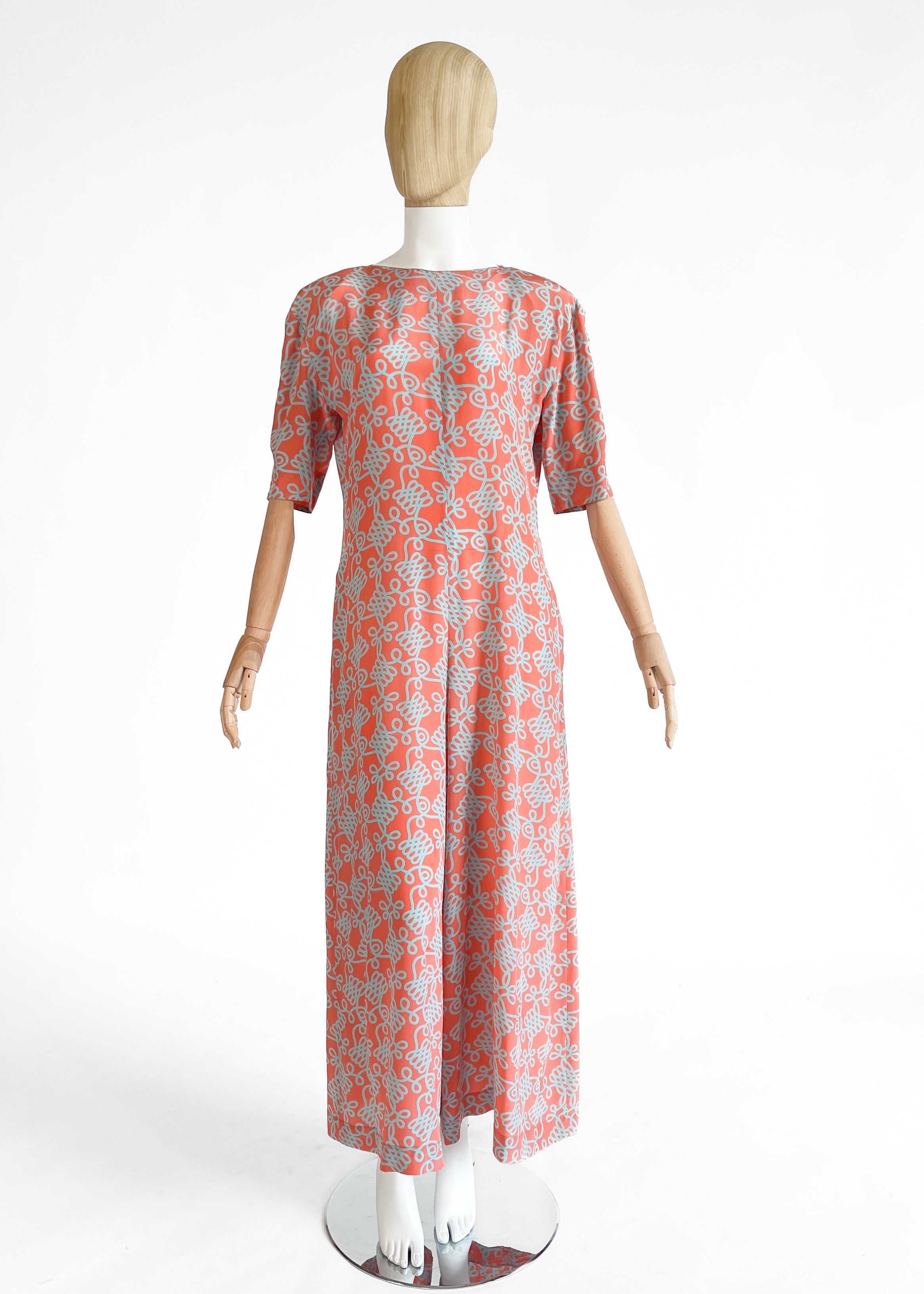 1970s Jean Muir Silk Jumpsuit