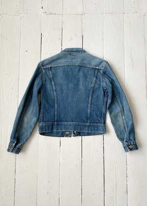 Vintage 1970s Lee Cropped Denim Jacket