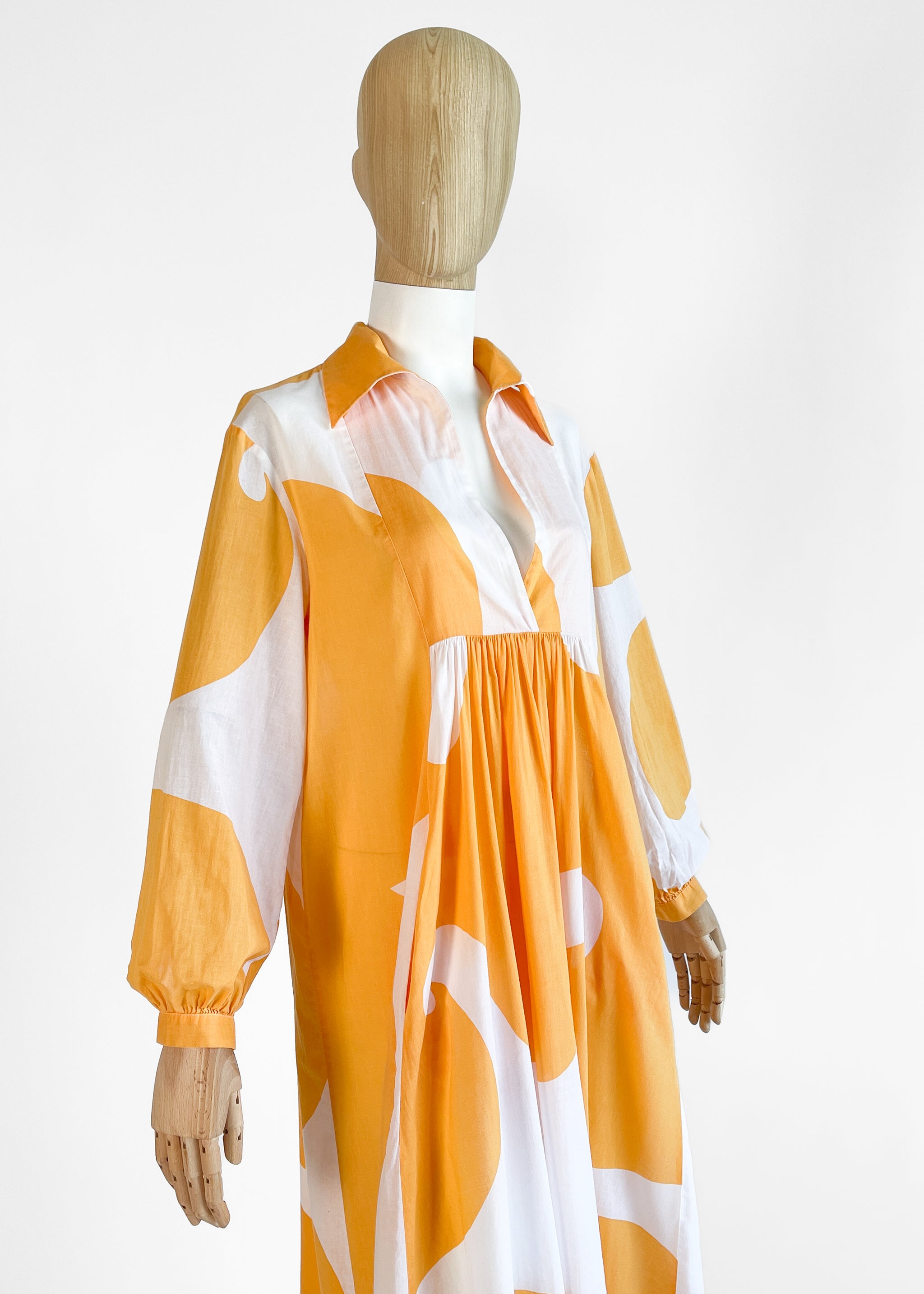 marimekko silk dress Marimekko Dresses | Kaunista Unikko Silk dress | Orange | Silk | Women's Clothing | Slim Fit