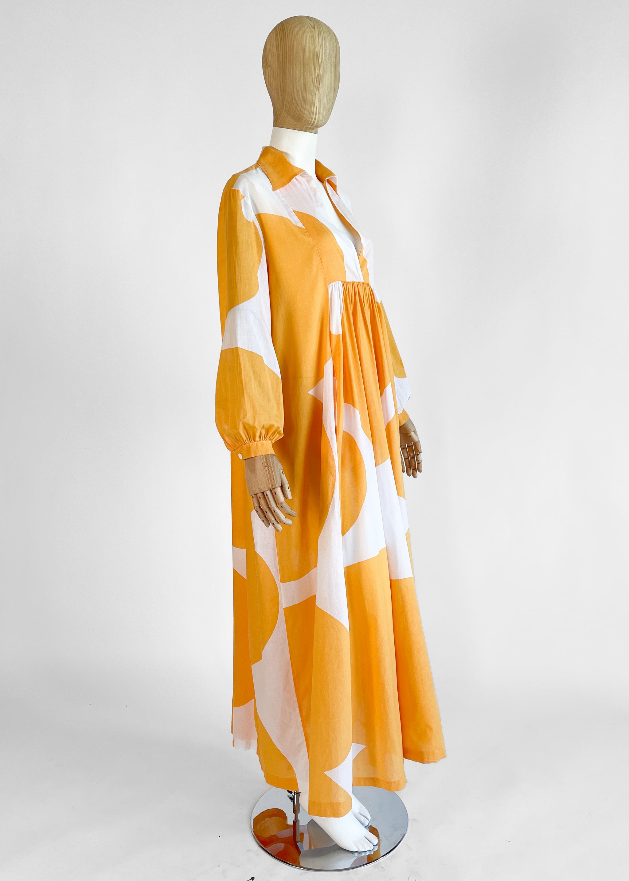 Marimekko 1970s Jokeri Print Maxi Dress - Raleigh Vintage Marimekko 1970s Jokeri Print Maxi Dress - Raleigh Vintage