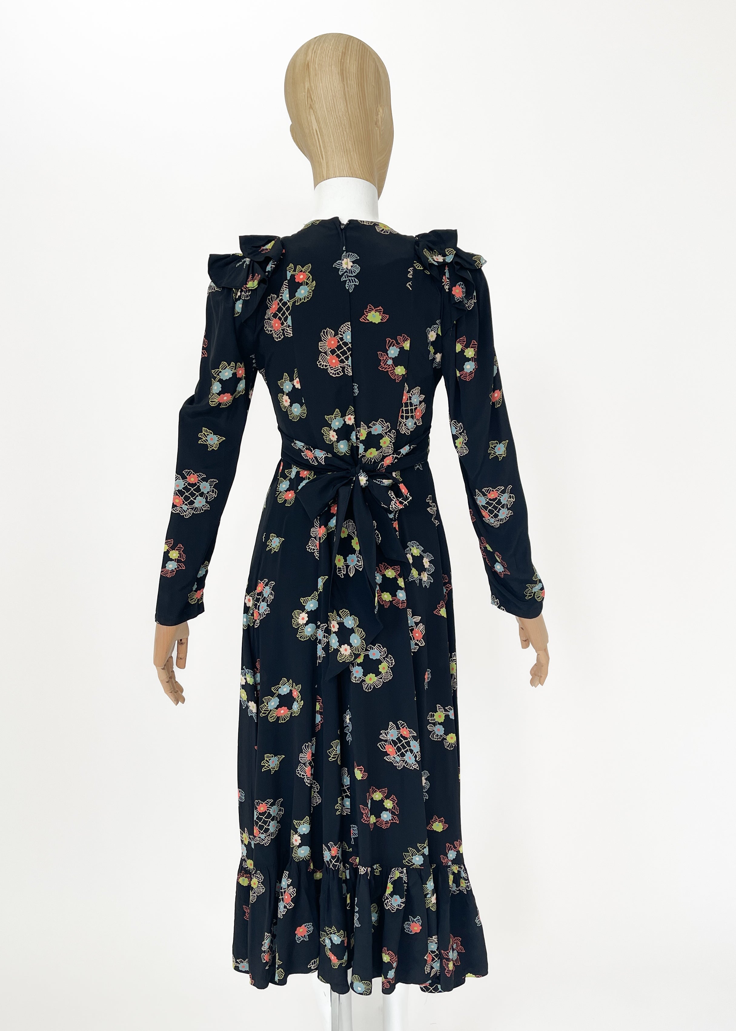 Vintage 1970s Ossie Clark Dress with Celia Birtwell Print