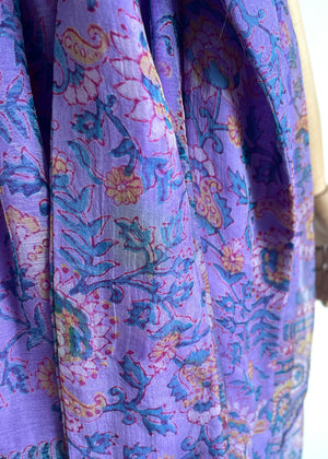 1970s Treacy Lowe Tissue Silk Dress