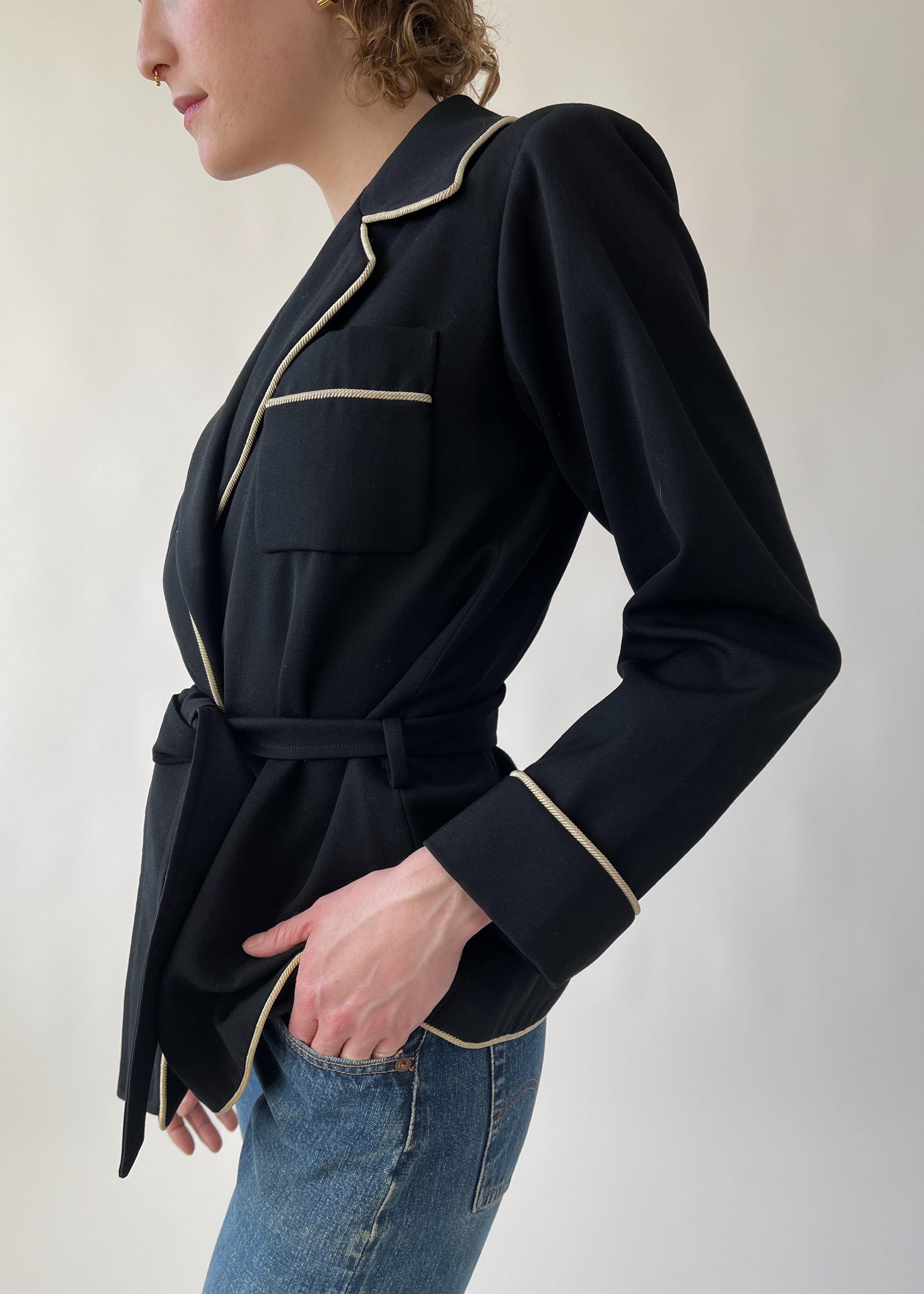 Vintage Yves Saint Laurent Wrap Blazer