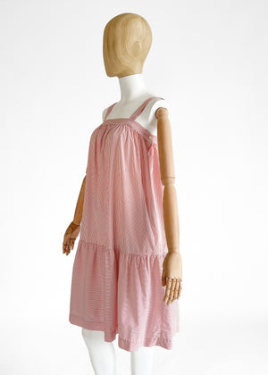 1976 Yves Saint Laurent Cotton Tent Dress Sundress