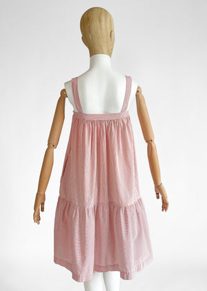 1976 Yves Saint Laurent Cotton Tent Dress Sundress