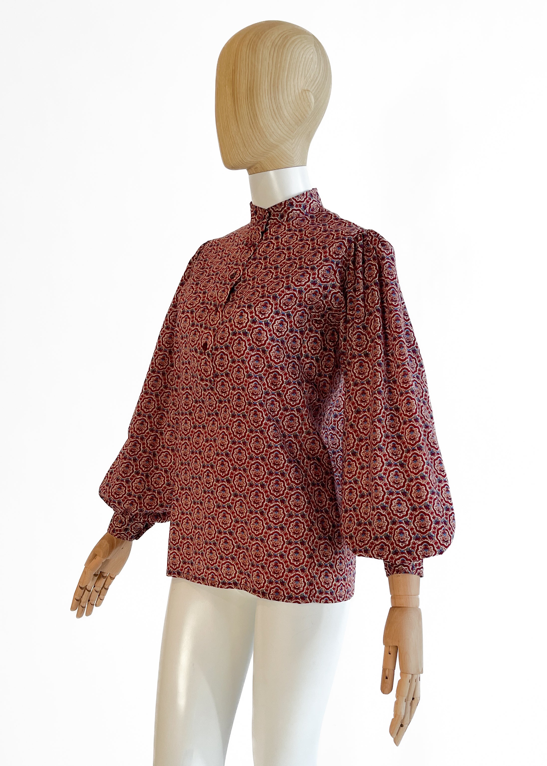 1970s Yves Saint Laurent Printed Top