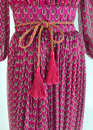 Vintage 1970s Ungaro Silk Maxi Dress
