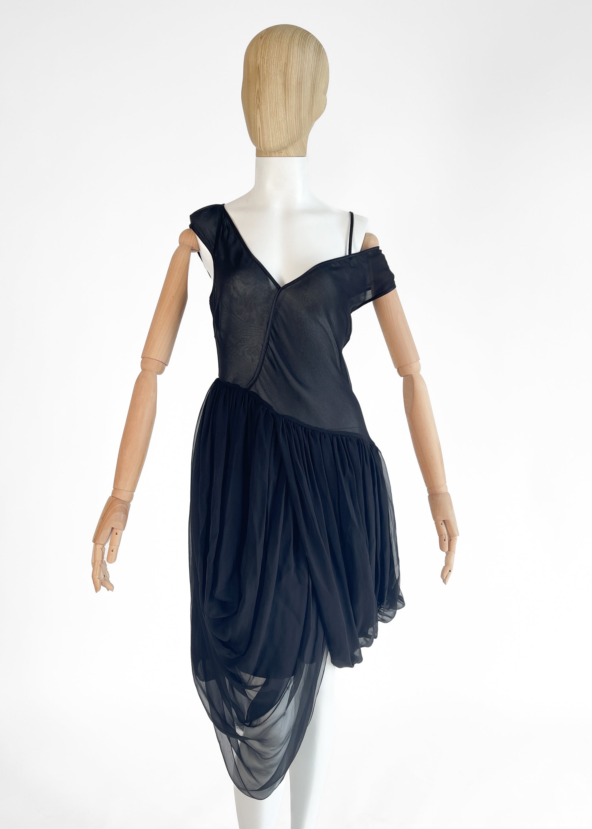 Krizia Silk Chiffon Dress Fall 2007 Krizia Silk Chiffon Dress Fall 2007