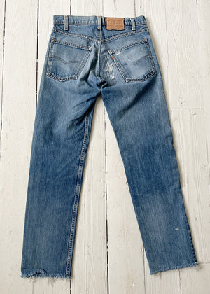 Vintage 1970s Patched Levi's 505 Jeans