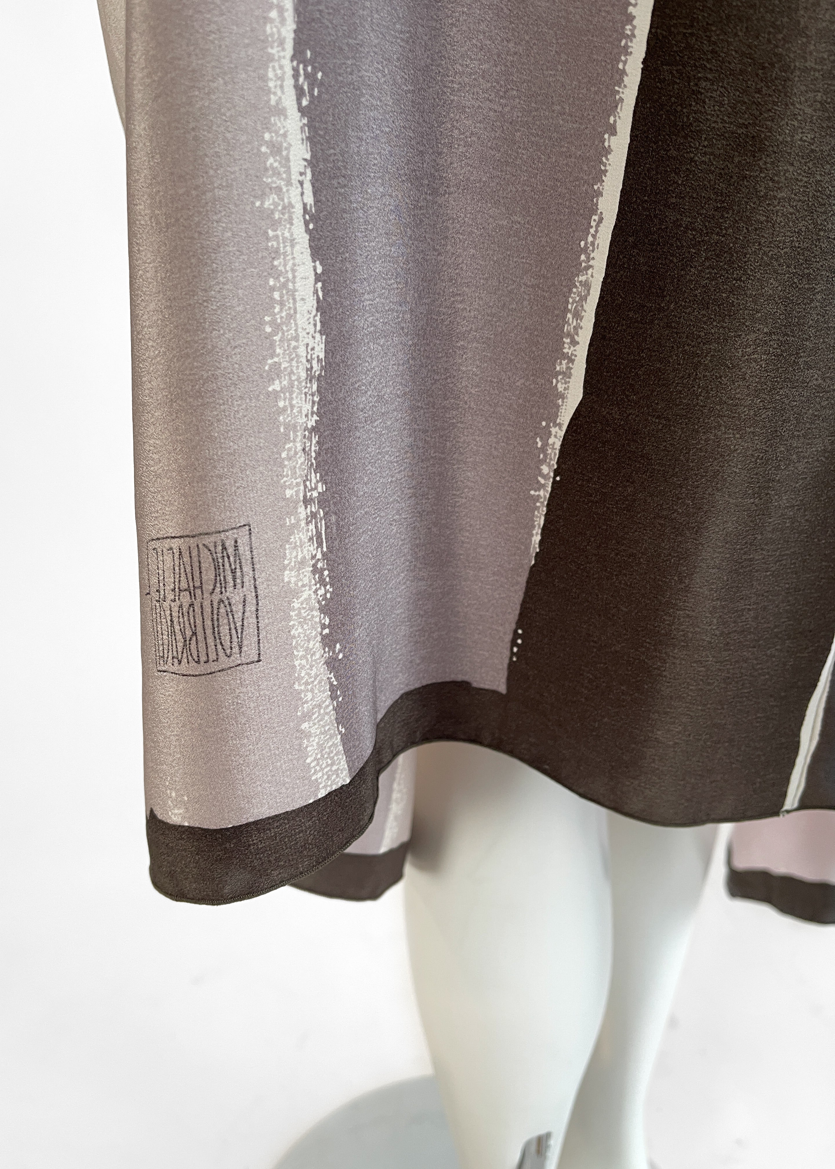 1980s Michaele Vollbracht Silk Duster Vest