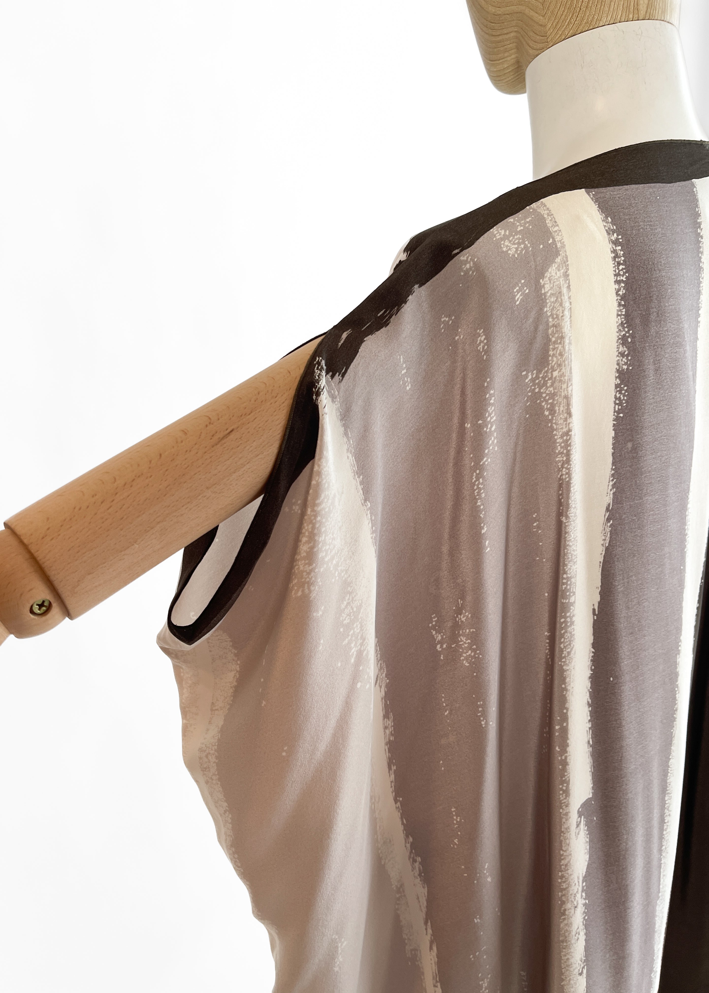 1980s Michaele Vollbracht Silk Duster Vest