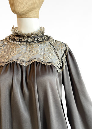 1980s Ted Lapidus Silky Blouse