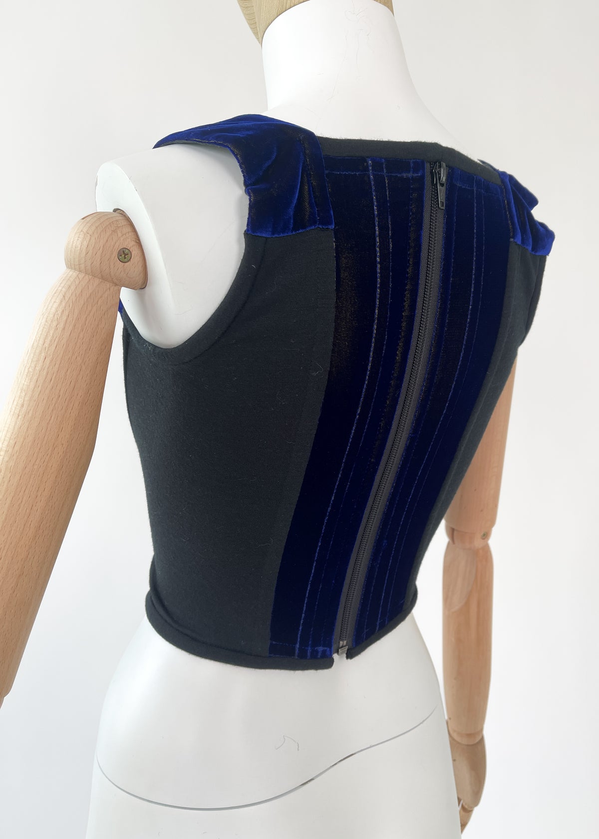 Vintage Vivienne Westwood Blue Velvet Corset