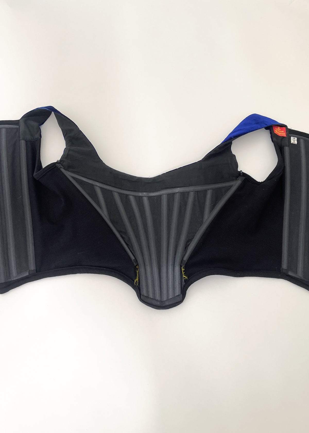 Vintage Vivienne Westwood Blue Velvet Corset