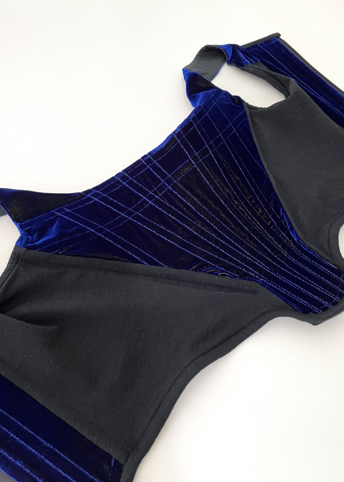 Vintage Vivienne Westwood Blue Velvet Corset