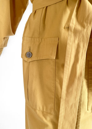 1980s Yves Saint Laurent Safari Trench Coat
