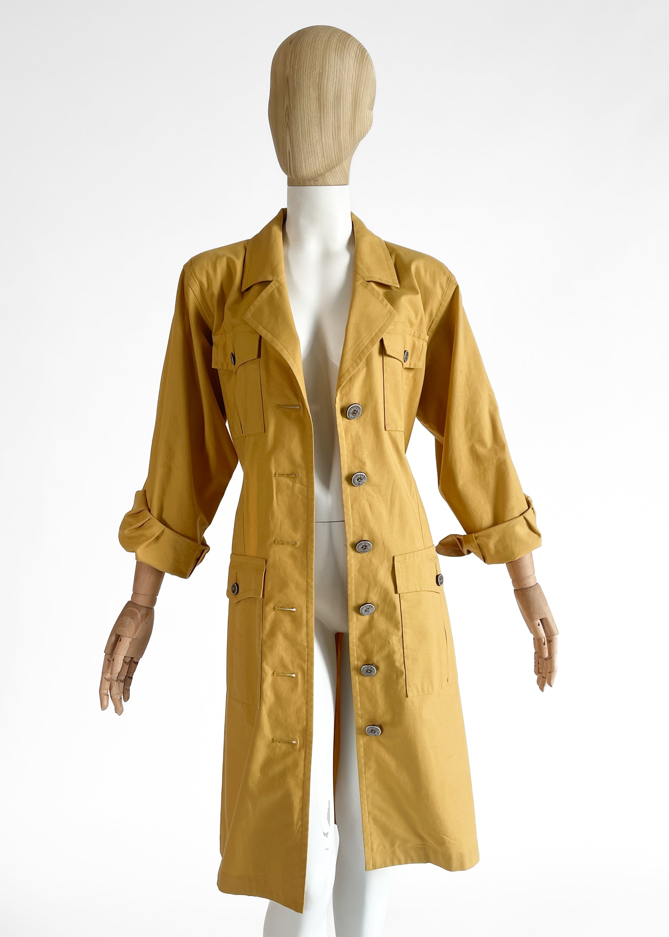 1980s Yves Saint Laurent Safari Trench Coat