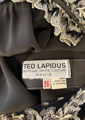 1980s Ted Lapidus Silky Blouse