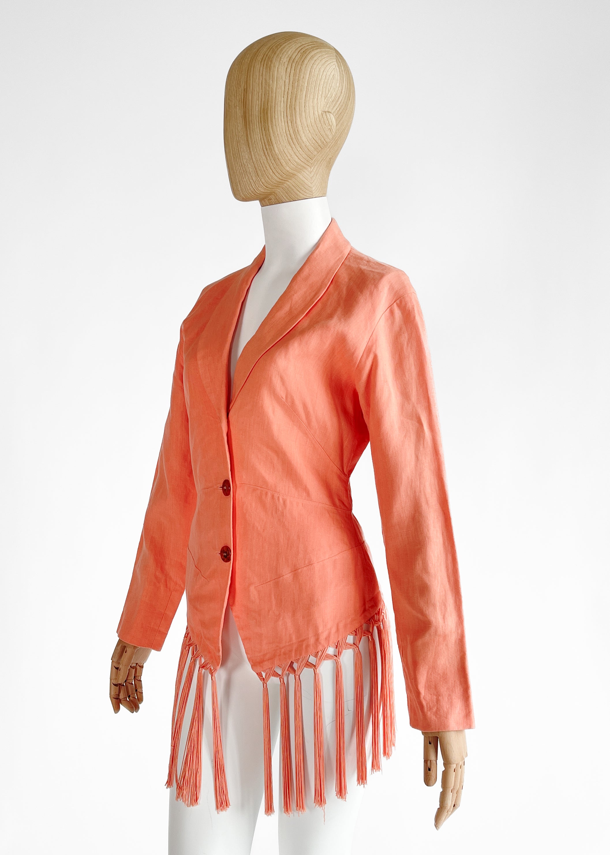 Chantal Thomass Linen Jacket with Tassels