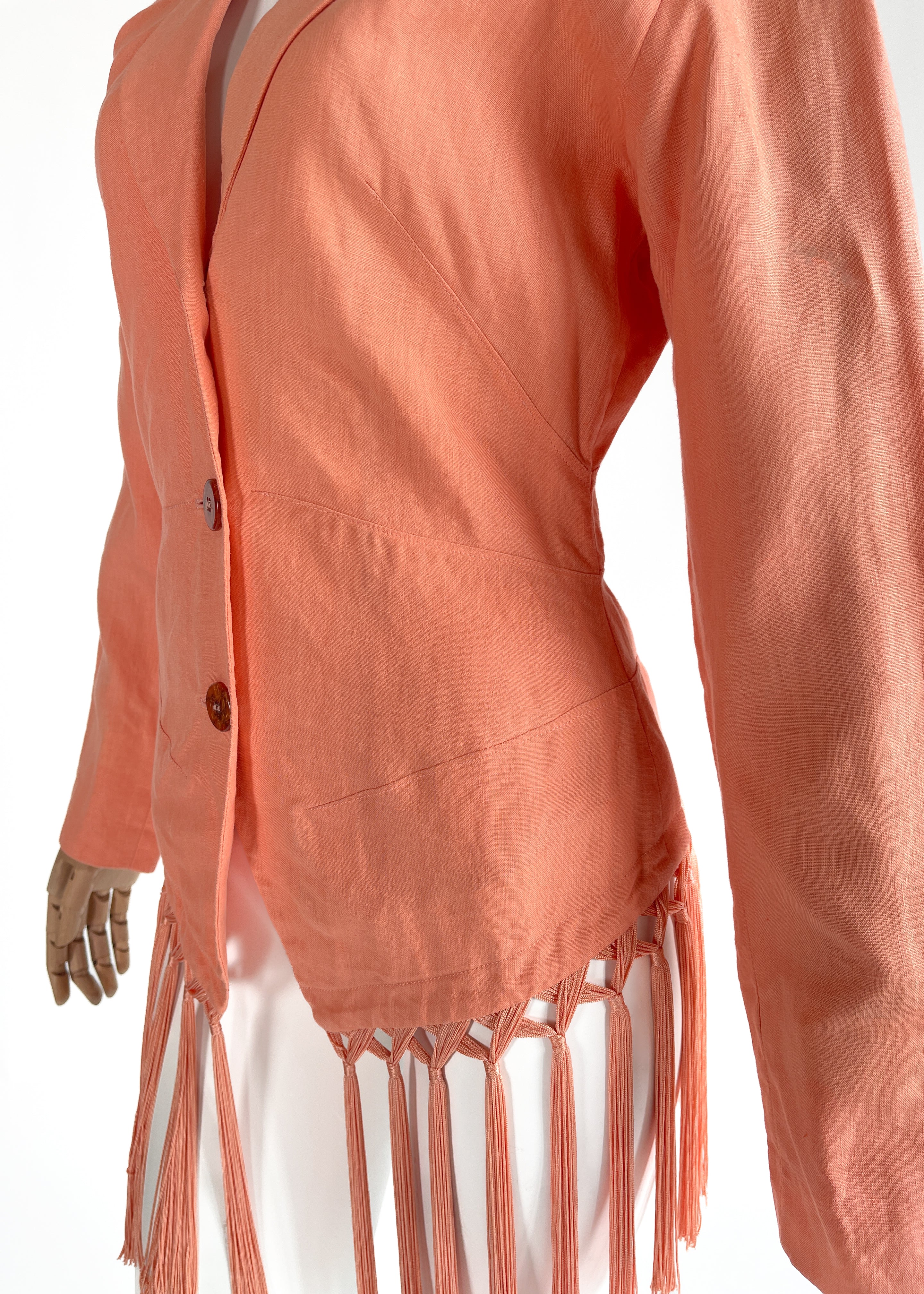 Chantal Thomass Linen Jacket with Tassels
