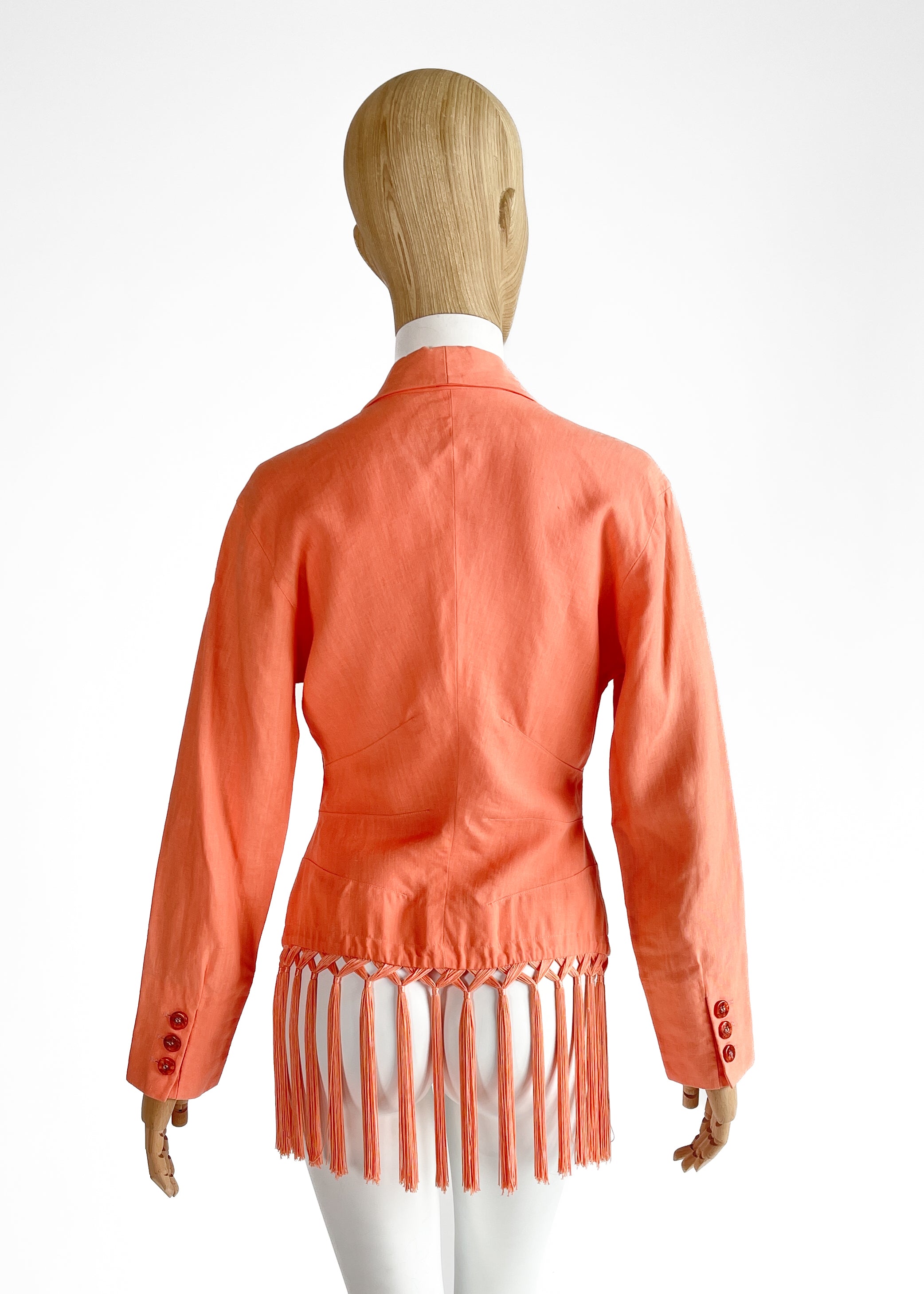 Chantal Thomass Linen Jacket with Tassels