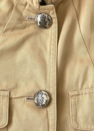 Vintage 1990s Ralph Lauren Military Style Jacket