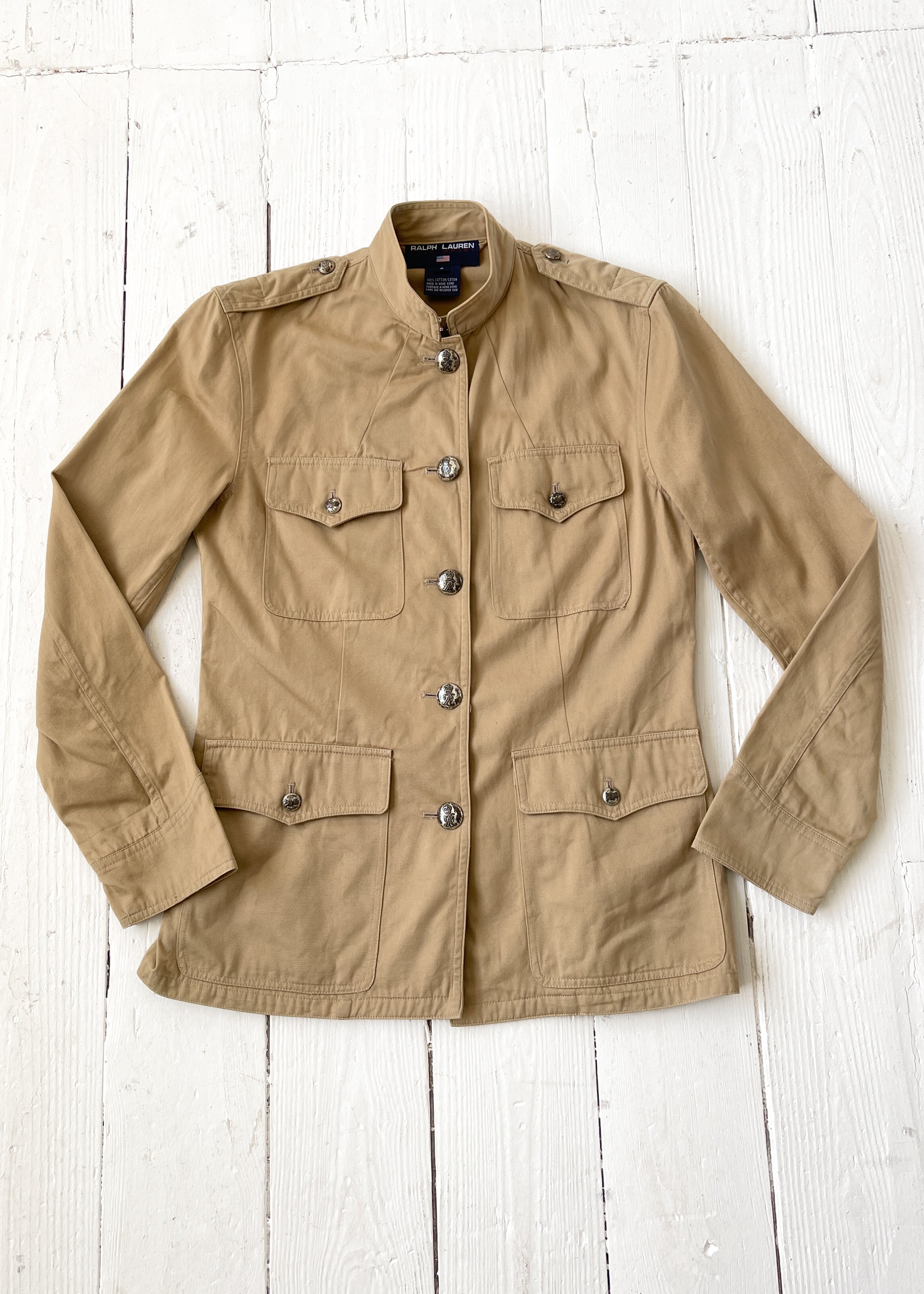 1990sRalphLaurenmilitaryjacket 