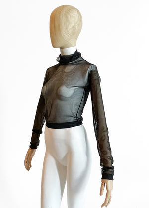 1990s Romeo Gigli Mesh Top