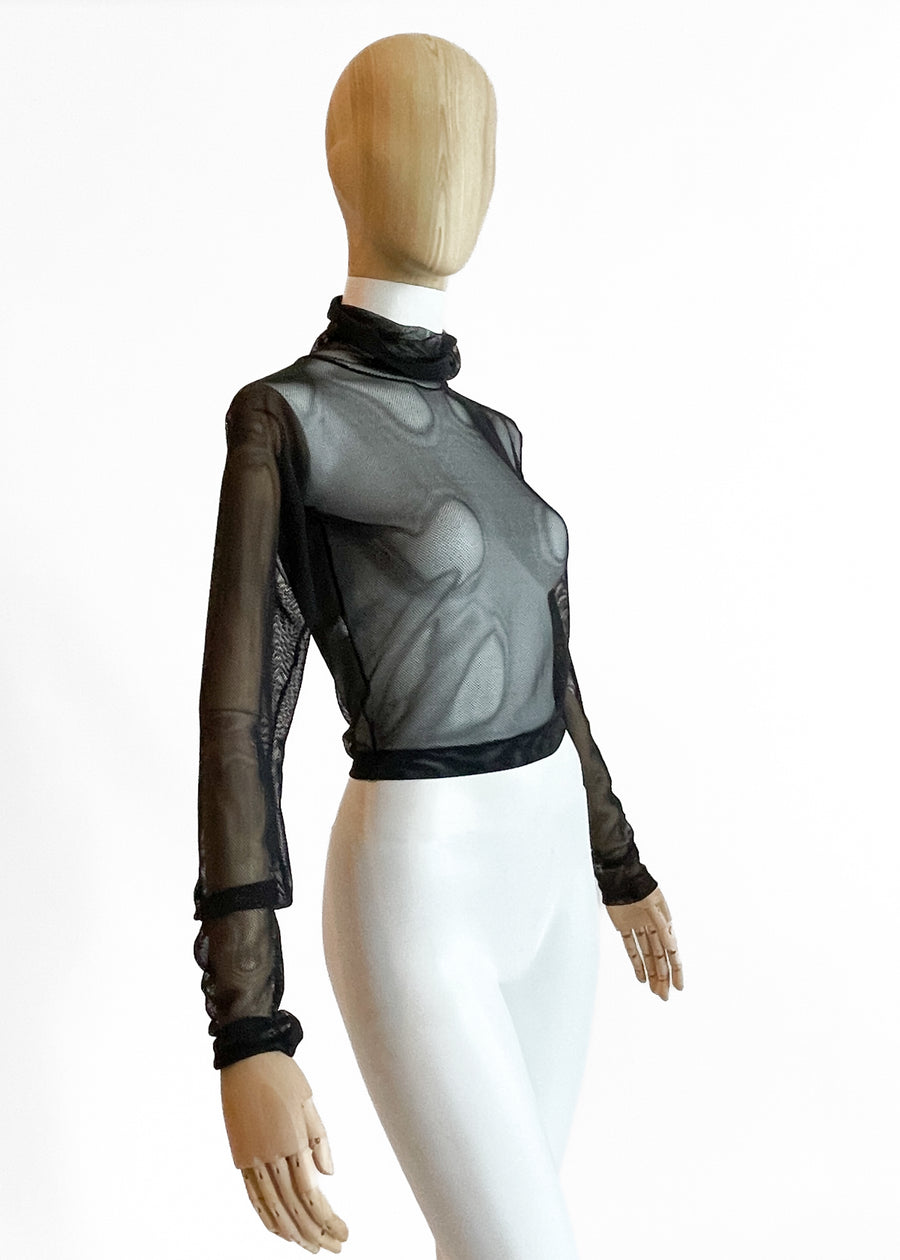 1990s Romeo Gigli Mesh Top