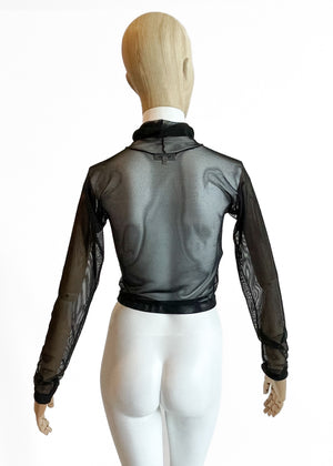1990s Romeo Gigli Mesh Top