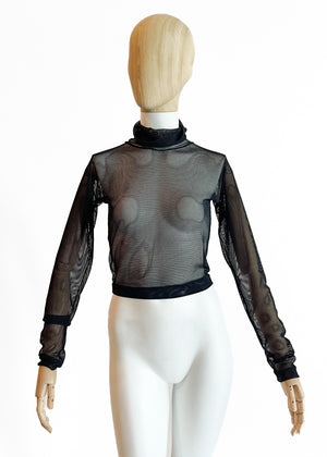 1990s Romeo Gigli Mesh Top