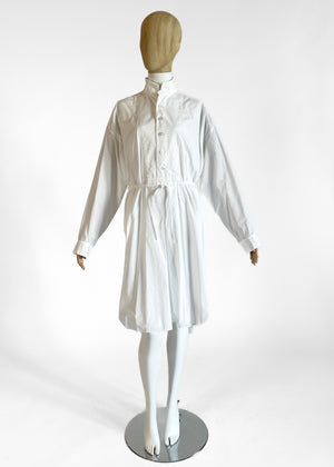 1990s Issey Miyake Shirtdress with Back Ties