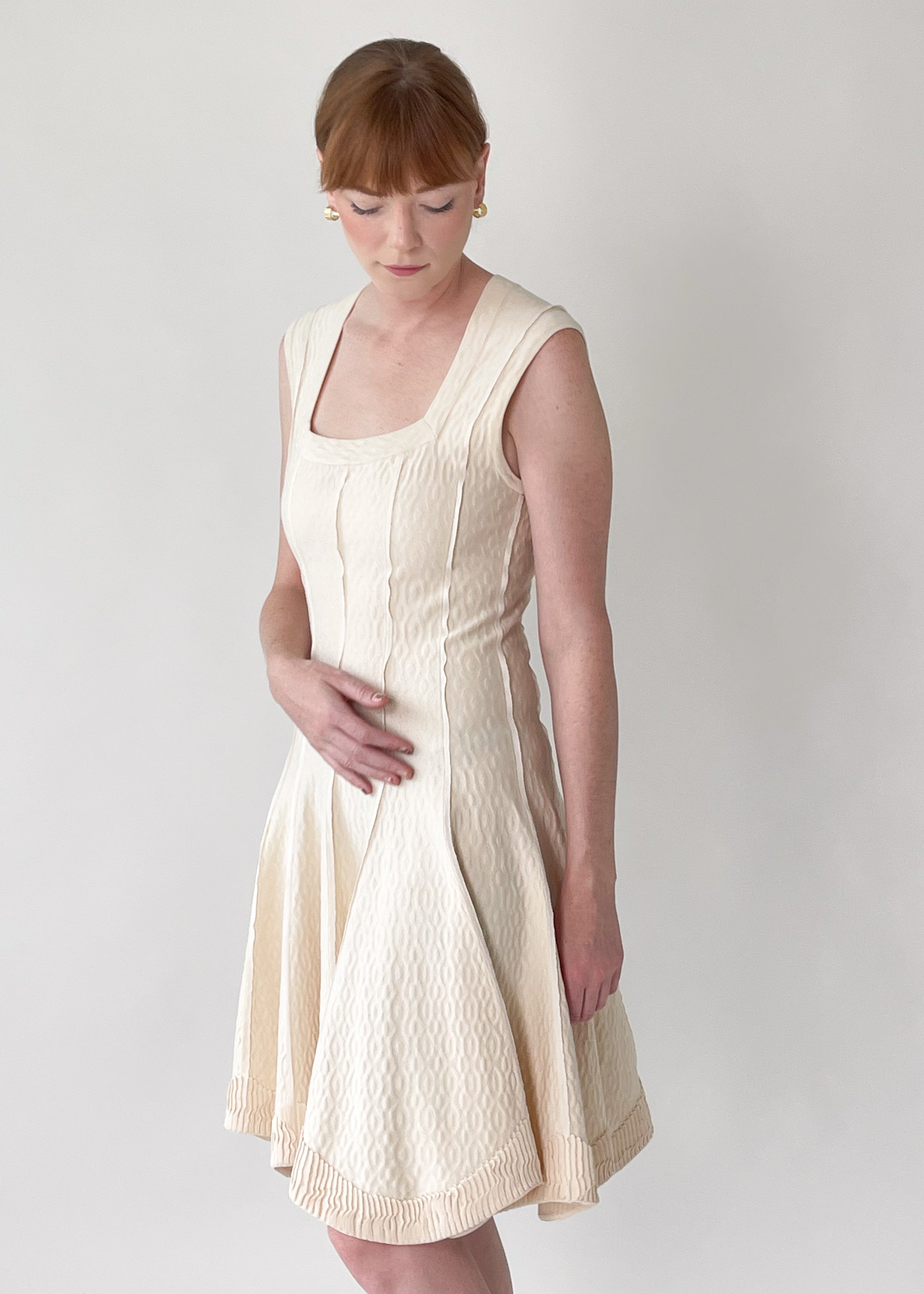 Vintage Alaia Textured Knit Dress