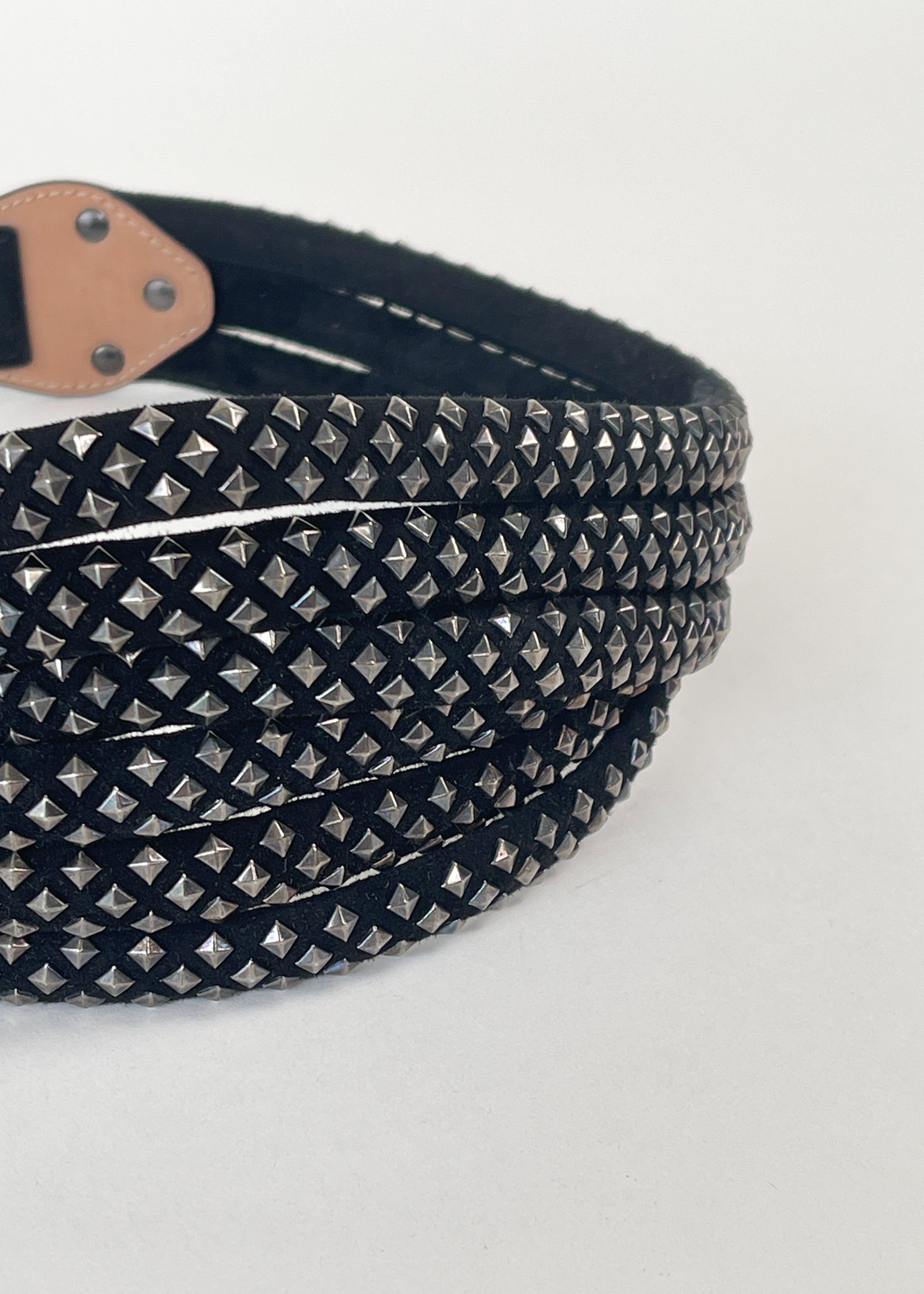 Alaia Studded Rope Belt