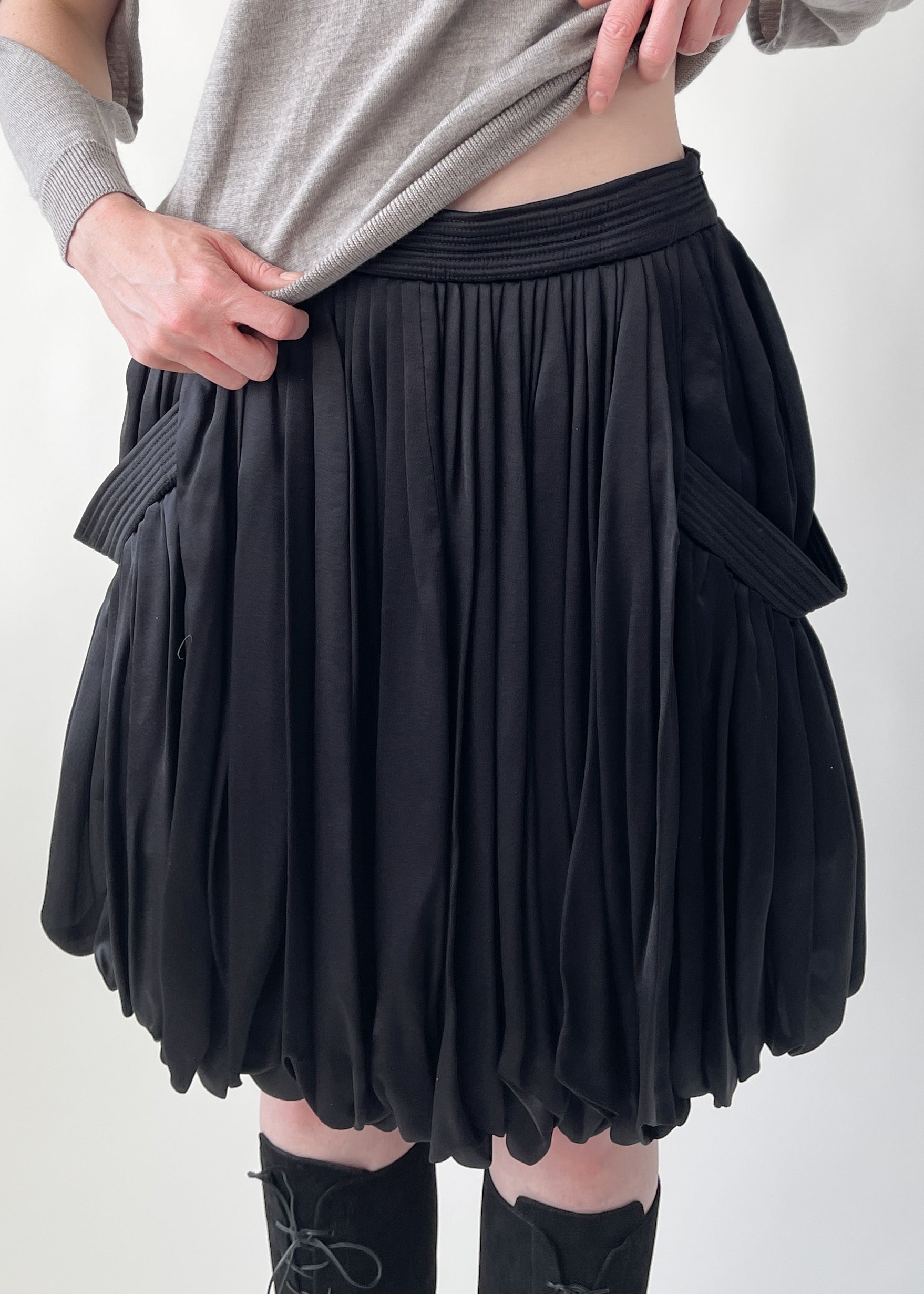 Vintage Alexander McQueen 2006 Silk Bubble Skirt