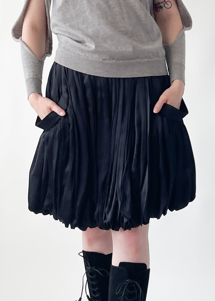 Vintage Alexander McQueen 2006 Silk Bubble Skirt