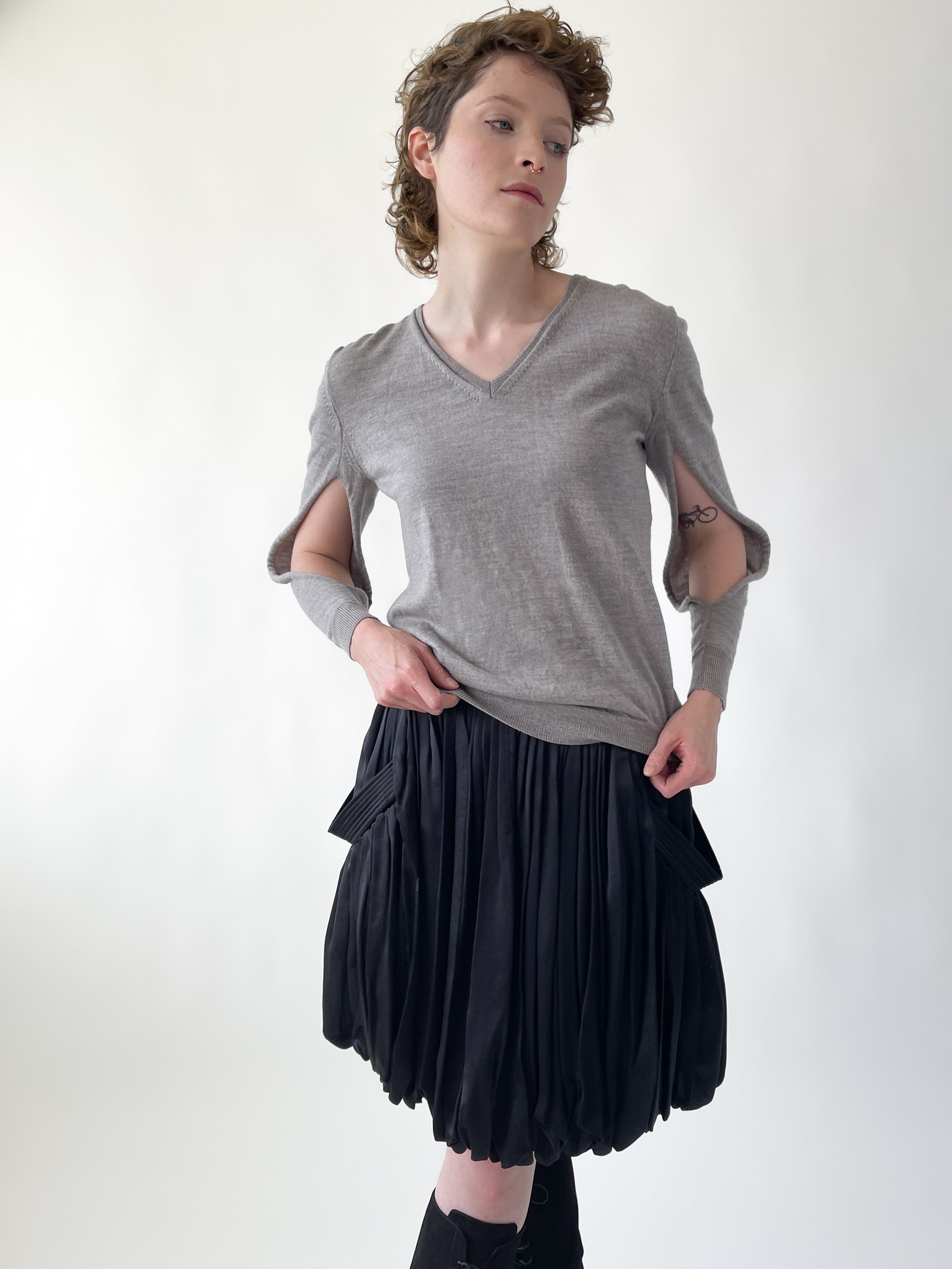 Vintage Alexander McQueen 2006 Silk Bubble Skirt