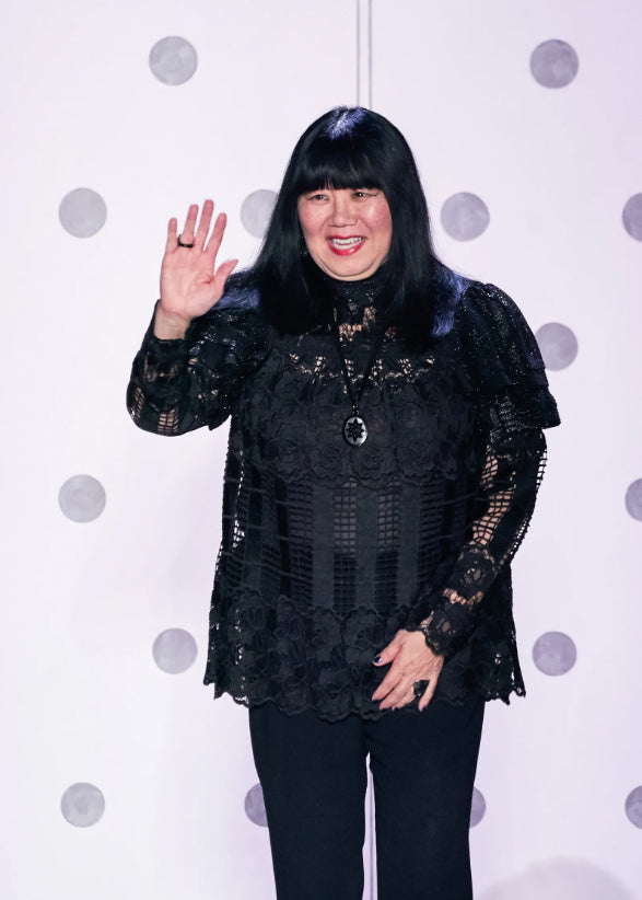 Anna Sui Black Lace Top