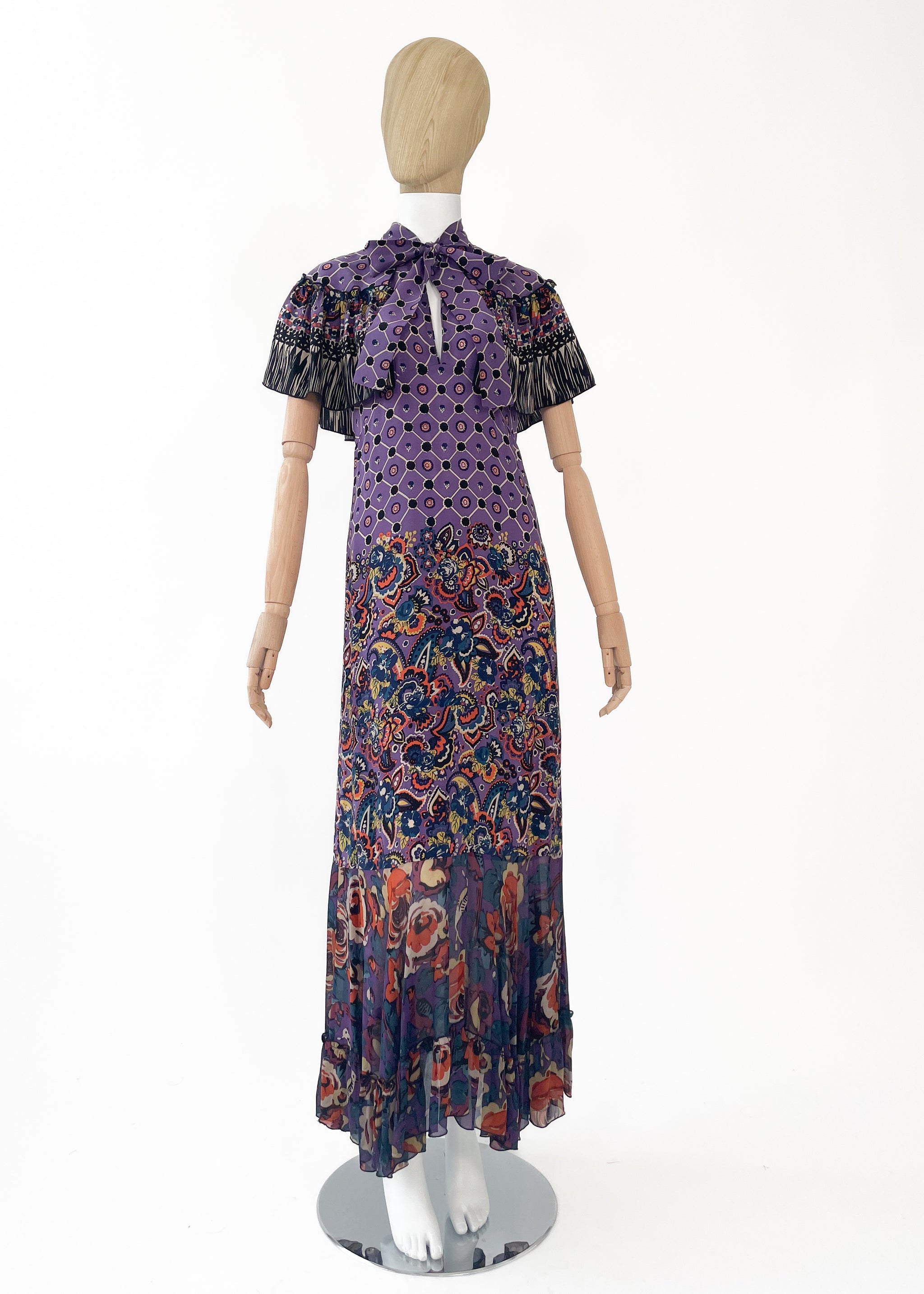 Anna Sui Silk Print Dress Anna Sui Silk Print Dress