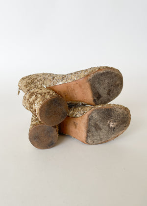 Maison Margiela Sequin Ankle Boots