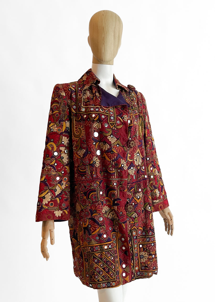 Antique Embroidered Indian Coat