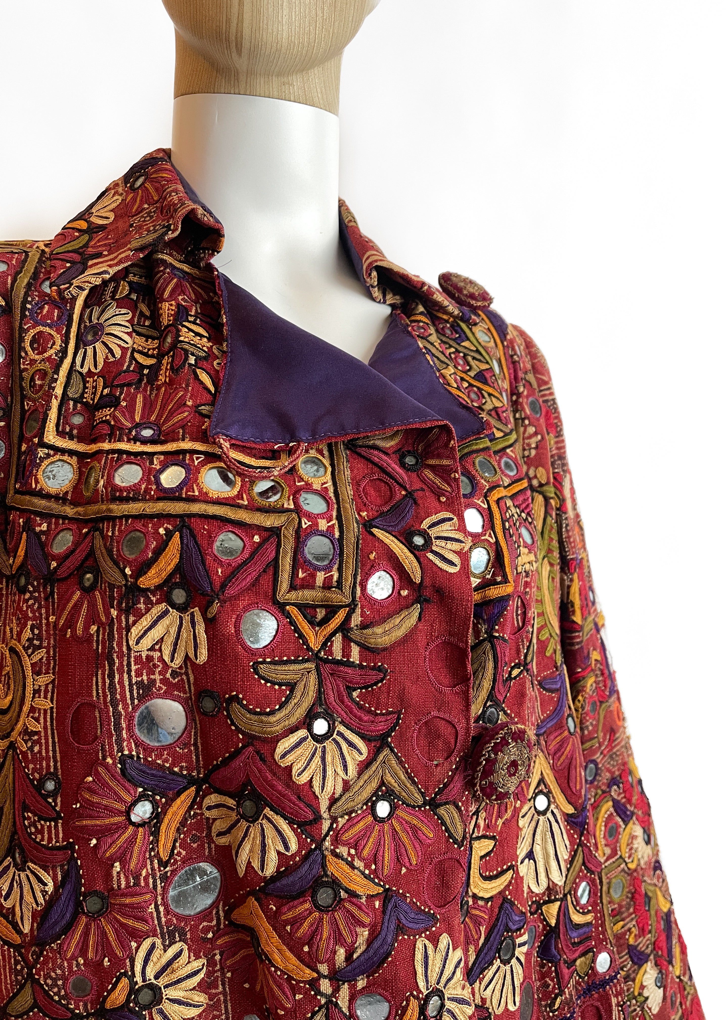 Antique Embroidered Indian Coat