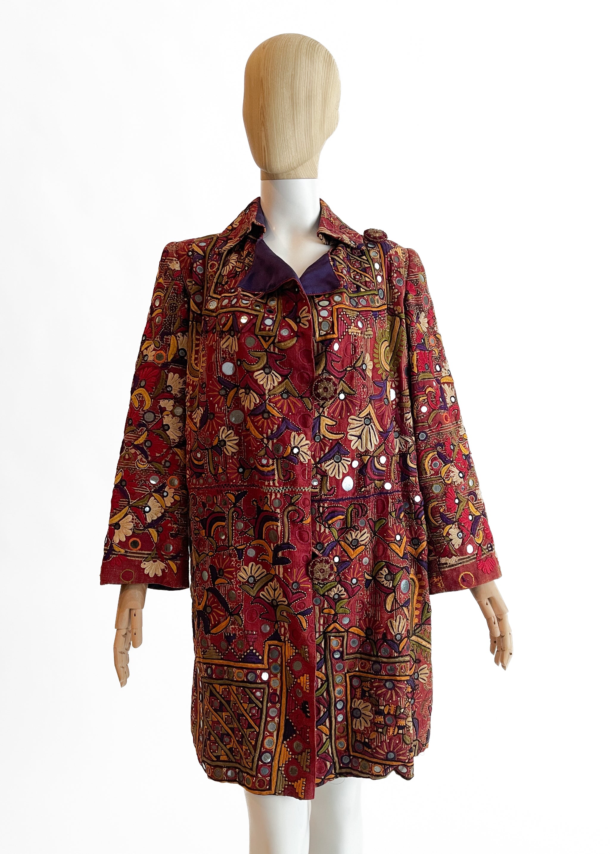 Antique Embroidered Indian Coat