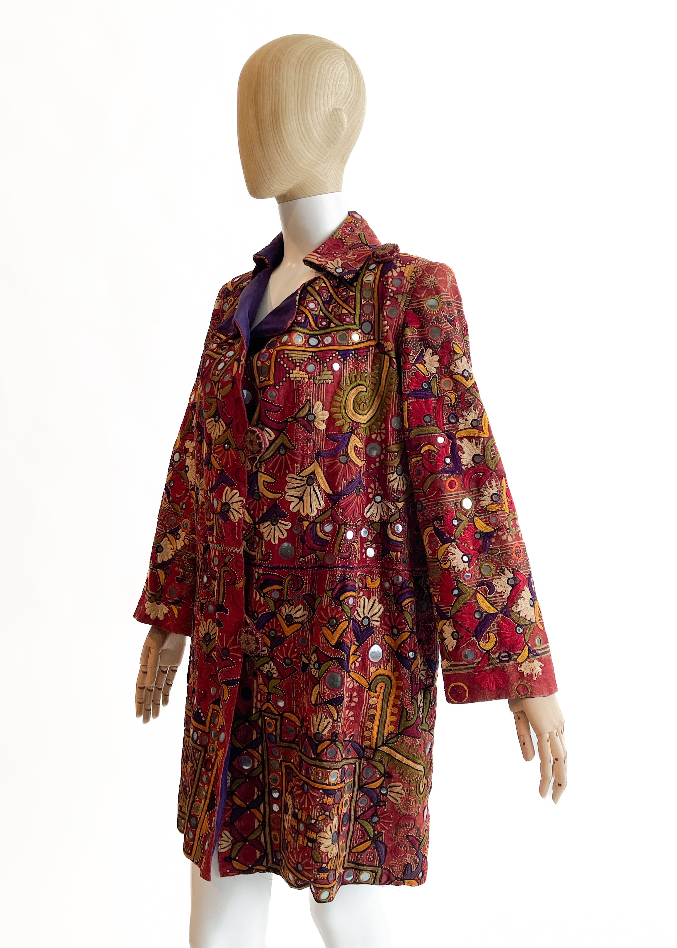 Antique Embroidered Indian Coat