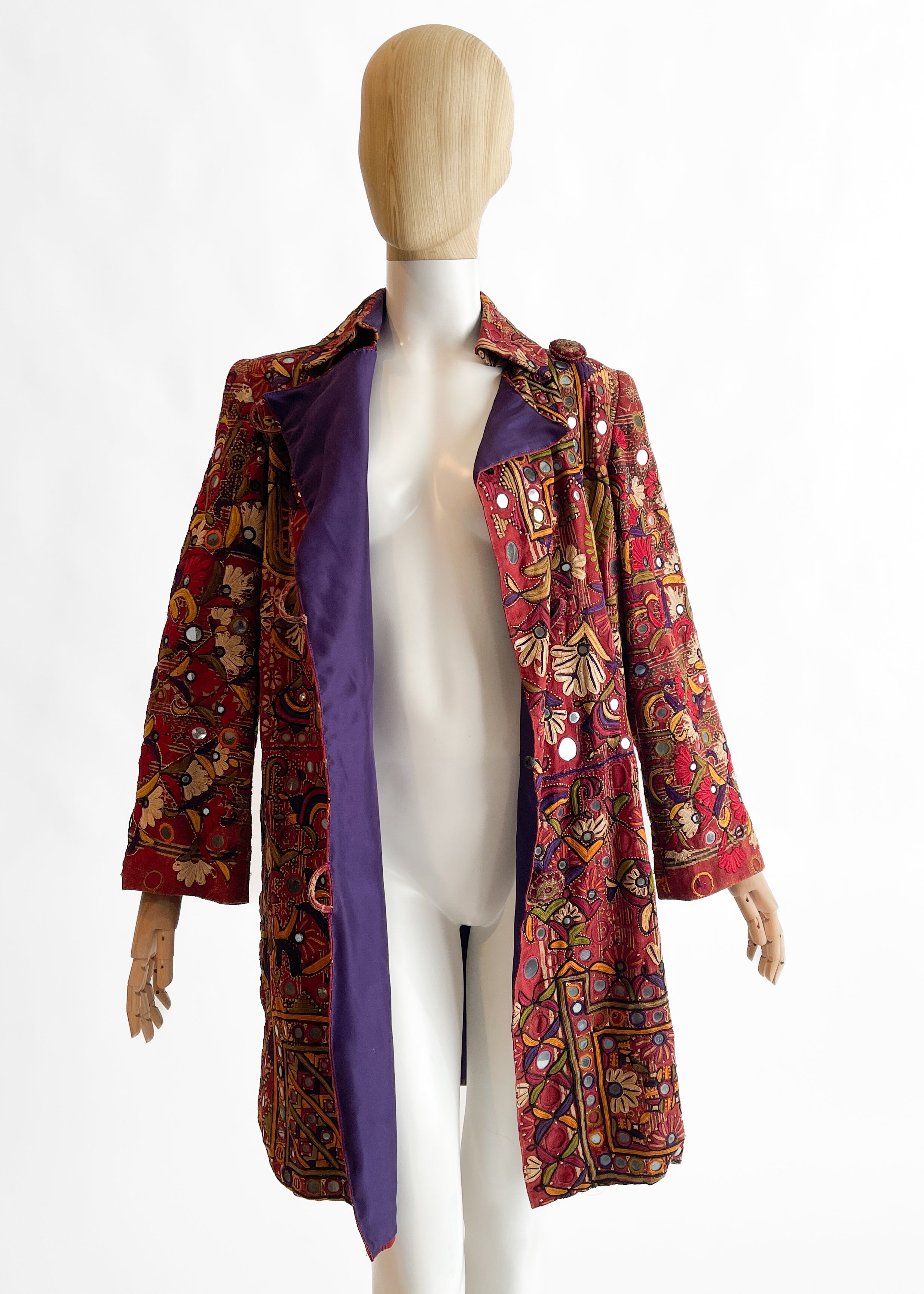 Antique Embroidered Indian Coat
