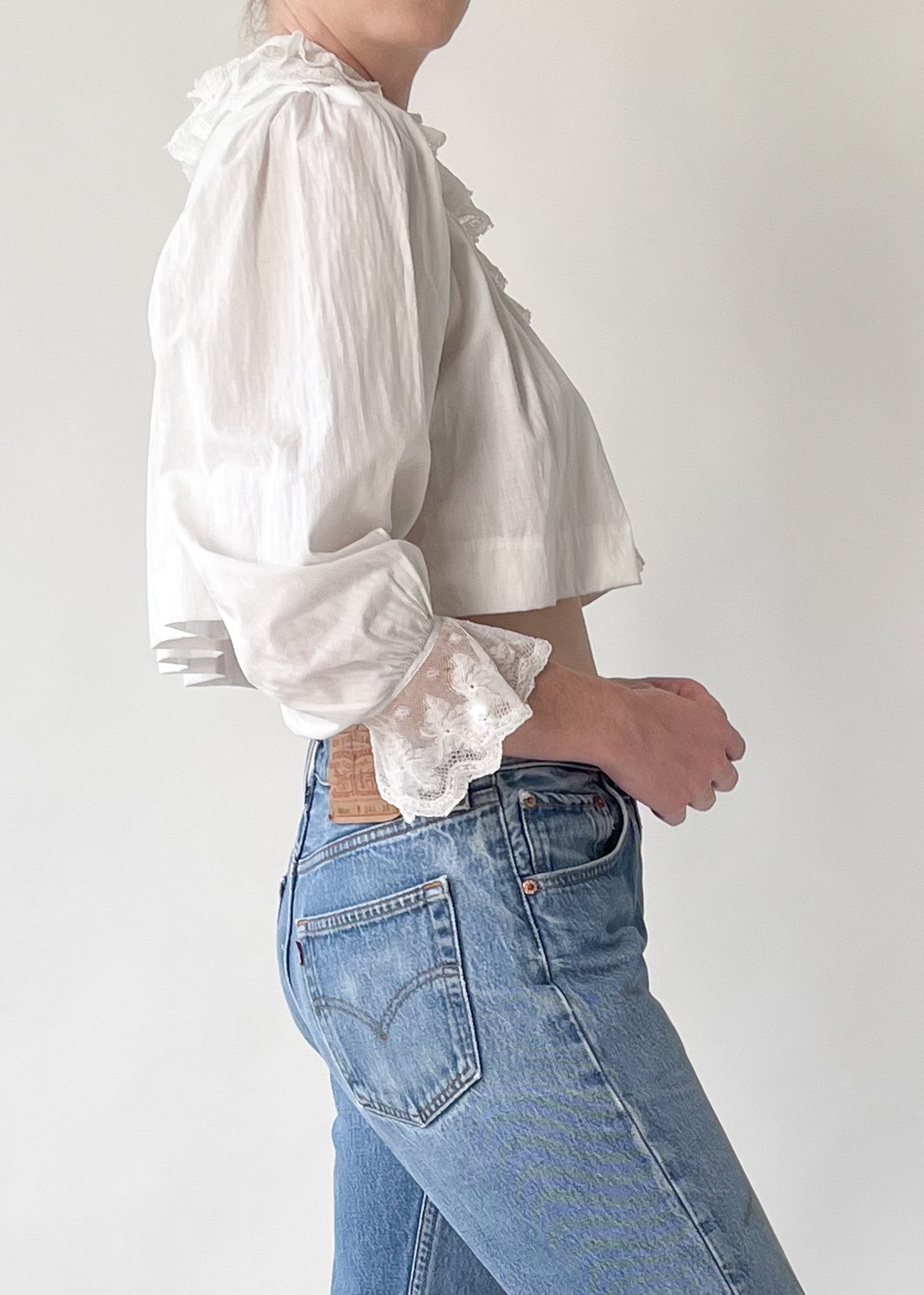 Antique Edwardian Cropped Blouse